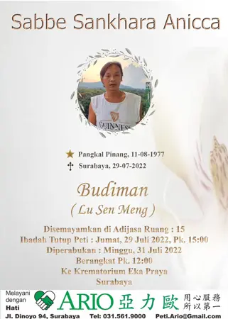 Budiman first banner