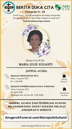 Maria Julie Sulianti second banner