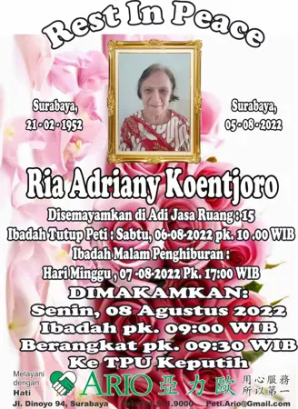Ria Adriany Koentjoro first banner