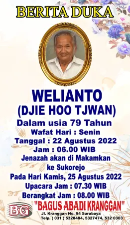 Welianto first banner