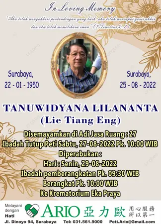 Tanuwidyana Lilananta second banner