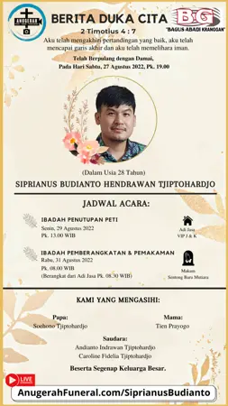 Siprianus Budianto Hendrawan Tjiptohardjo first banner