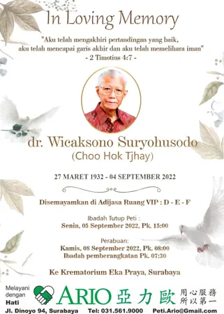 dr. Wicaksono Suryohusodo second banner