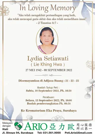 Lydia Setiawati second banner