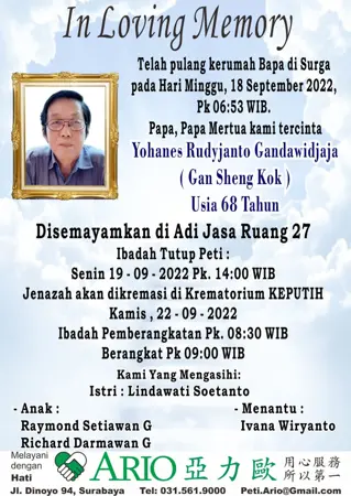 Yohanes Rudyjanto Gandawidjaja first banner