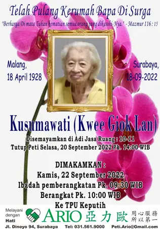 Kusumawati first banner