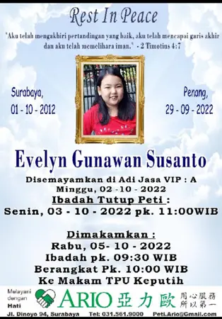 Evelyn Gunawan Susanto first banner