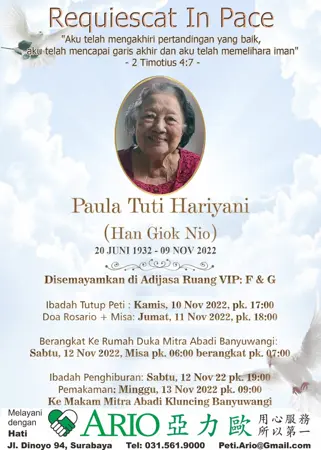 Paula Tuti Hariyani first banner