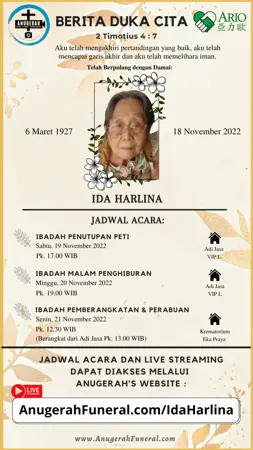 Ida Harlina first banner