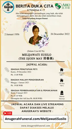 Melijawati Susilo first banner