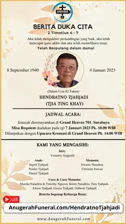 Hendratno Tjahjadi first banner