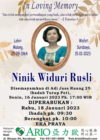 Ninik Widuri Rusli first banner