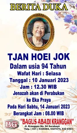 Tjan Hoei jok first banner