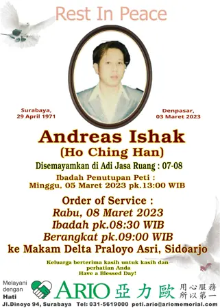 Andreas Ishak first banner