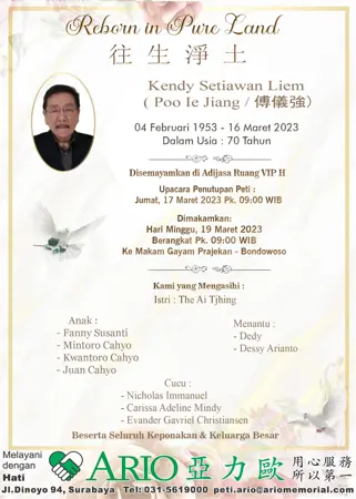 Kendy Setiawan Liem first banner