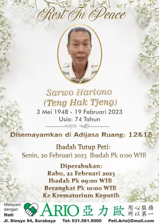 Sarwo Hartono first banner