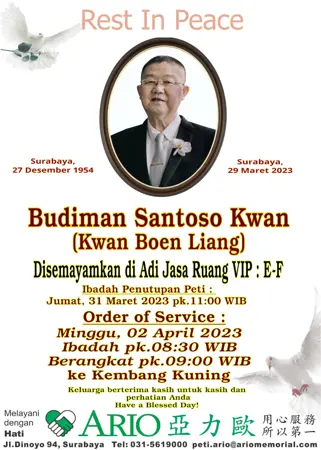 Budiman Santoso Kwan first banner