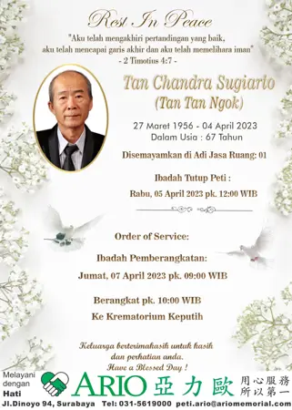 Tan Chandra Sugiarto first banner