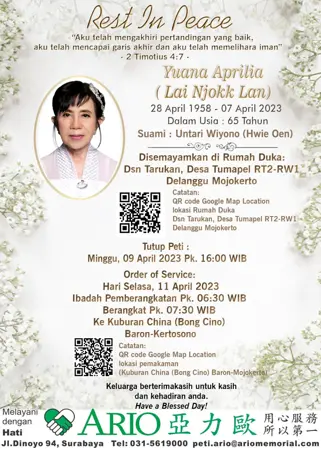 Yuana Aprilia first banner