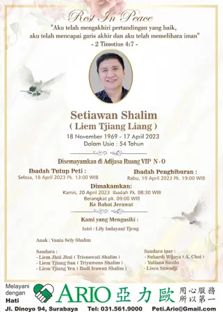 Setiawan Shalim first banner