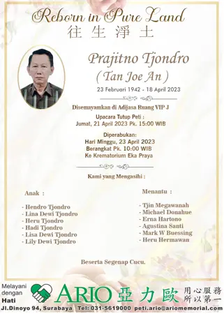 Prajitno Tjondro first banner