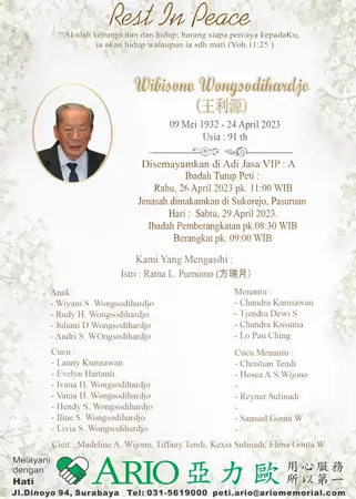 Wibisono Wongsodihardjo first banner