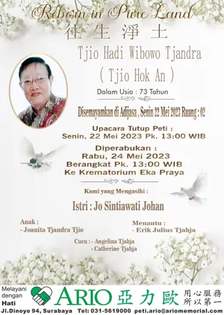 Tjio Hadi Wibowo Tjandra first banner