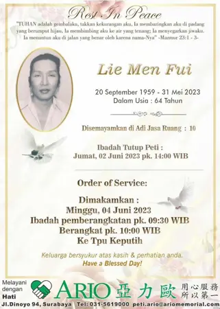 Lie Men Fui first banner