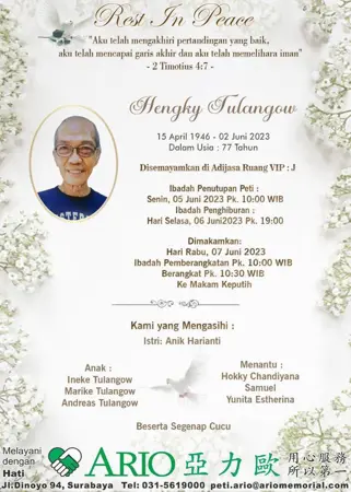 Hengky Tulangow first banner