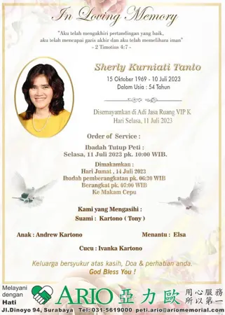 Sherly Kurniati Tanto first banner