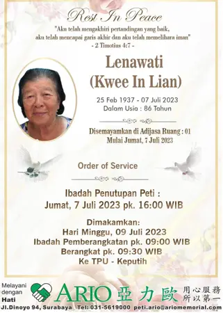 Lenawati first banner
