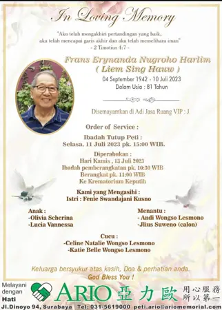 Frans Erynanda Nugroho Harlim first banner