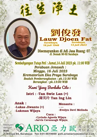 Lauw Djoen Fat first banner