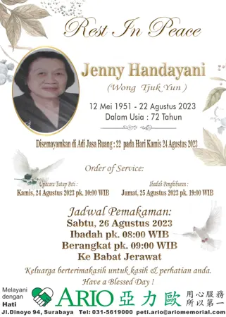 Jenny Handayani first banner