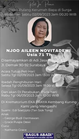 Njoo Aileen Novitadewi first banner