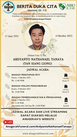 Ardyanto Nathanael Tanaya first banner
