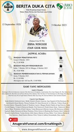 Erna Ningsih first banner