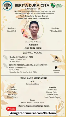 Kartono first banner