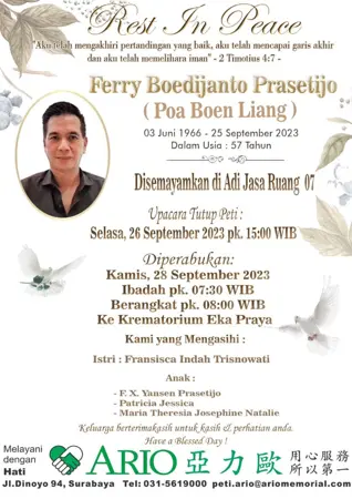 Ferry Boedijanto Prasetijo first banner