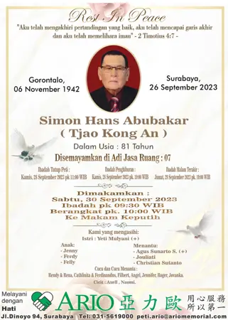 Simon Hans Abubakar first banner