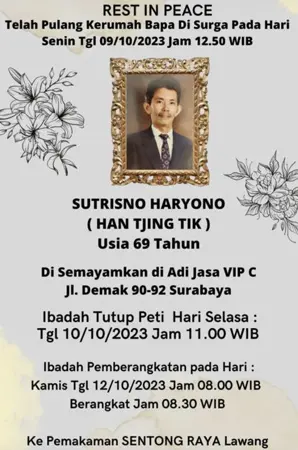 Sutrisno Haryono first banner