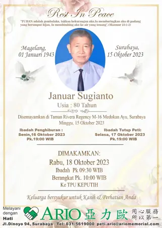 Januar Sugijanto first banner