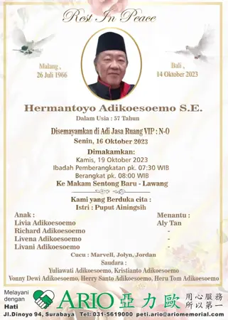 Hermantoyo Adikoesoemo first banner