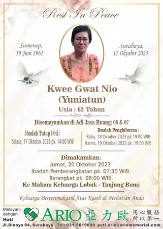 Kwee Gwat Nio first banner