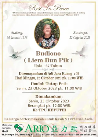 Budiono first banner