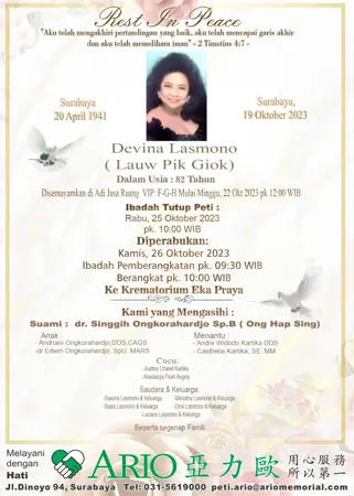 Devina Lasmono first banner