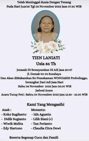 Tien Laniati first banner