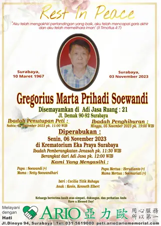 Gregorius Marta Prihadi Soewandi first banner