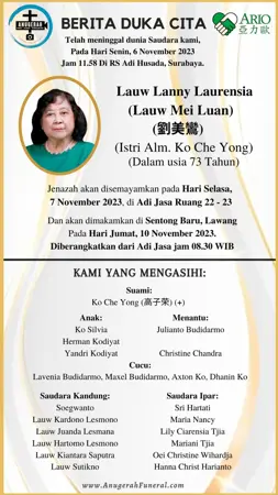 Lauw Lanny Laurensia first banner