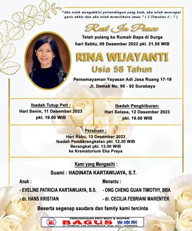 Rina Wijayanti first banner